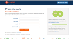 Desktop Screenshot of printcode.com